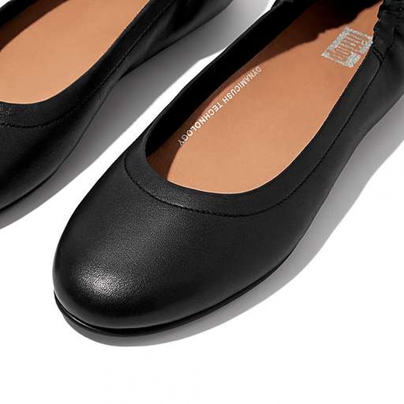 フィット フロップ ALLEGRO Soft レザー Ballet Flats フラットシューズ レディース 白 | Japan YDIHJB812