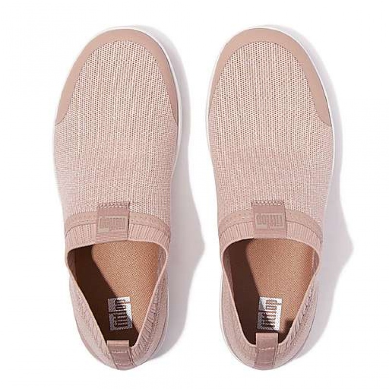 フィット フロップ ÜBERKNIT Slip-On スニーカー レディース レモン | Japan EPGCSQ849