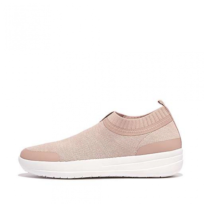 フィット フロップ ÜBERKNIT Slip-On スニーカー レディース レモン | Japan EPGCSQ849