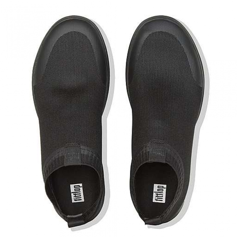 フィット フロップ ÜBERKNIT Slip-On スニーカー メンズ 白 | Japan RMFYAO602