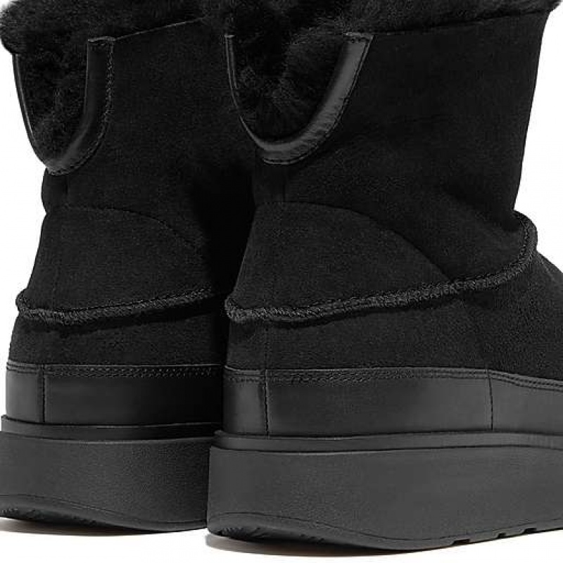 フィット フロップ GEN-FF Mini Double-Faced Shearling ブーツ レディース ブラウン | Japan VKOUBA019